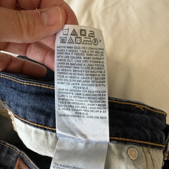 Denizen Levi's Women's Medium Wash Capri Jeans Rolled Hems Blue 14 Stretch Faded - Picture 9 of 16